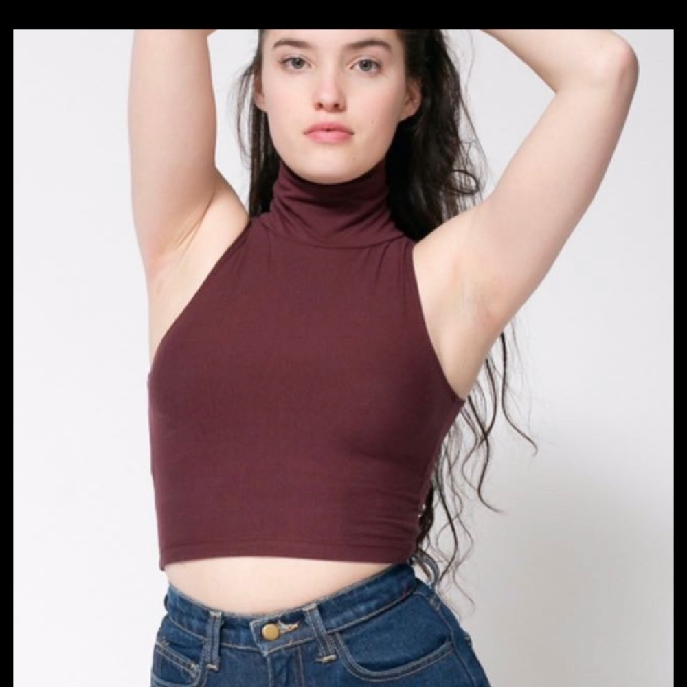 American apparel crop top
